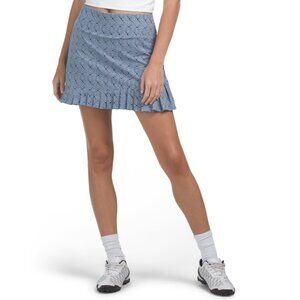 SIGRID OLSEN Diamond Tile Upf 50 Asymmetrical Pleated Hem Skort